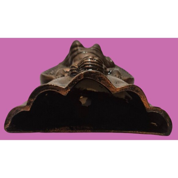 Cherub Angel Wall Sconce Gothic Bronze Finish Decorative Accent - Picture 5 of 11